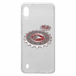 Чехол для Samsung A10 Mercedes logo механизм - PrintSalon