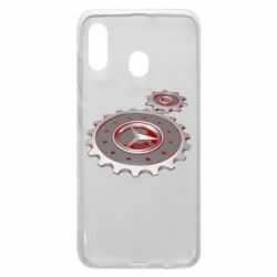 Чехол для Samsung A30 Mercedes logo механизм - PrintSalon