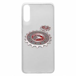 Чехол для Samsung A70 Mercedes logo механизм - PrintSalon