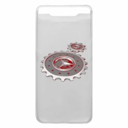 Чехол для Samsung A80 Mercedes logo механизм - PrintSalon