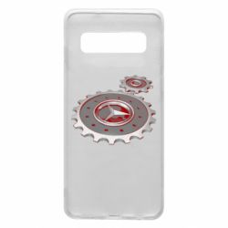Чехол для Samsung S10 Mercedes logo механизм - PrintSalon