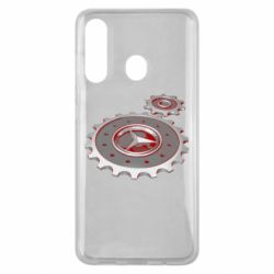 Чехол для Samsung M40 Mercedes logo механизм - PrintSalon