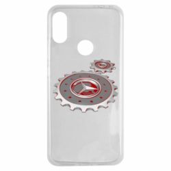 Чехол для Xiaomi Redmi Note 7 Mercedes logo механизм - PrintSalon