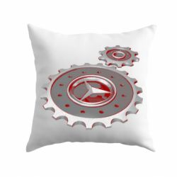 Подушка Mercedes logo механизм-PrintSalon Подушка Mercedes logo механизм