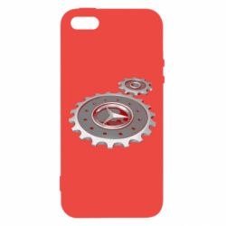 Чехол для iPhone5/5S/SE Mercedes logo механизм - PrintSalon