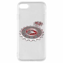 Чехол для iPhone 7 Mercedes logo механизм - PrintSalon