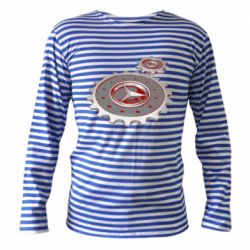 Тельняшка с длинным рукавом Mercedes logo механизм - PrintSalon