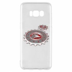 Чехол для Samsung S8 Mercedes logo механизм - PrintSalon