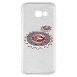 Чехол для Samsung A5 2017 Mercedes logo механизм - PrintSalon