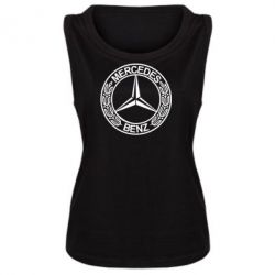 Женская майка Mercedes Logo - PrintSalon