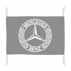 Флаг Mercedes Logo - PrintSalon