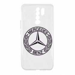 Чехол для Xiaomi Redmi 9 Mercedes Logo-PrintSalon Чехол для Xiaomi Redmi 9 Mercedes Logo