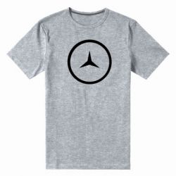 Мужская футболка премиум Mercedes new logo - PrintSalon