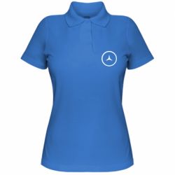 Женское поло Mercedes new logo - PrintSalon