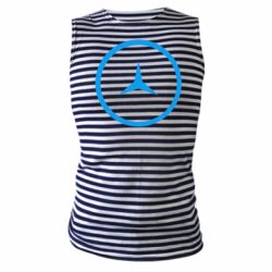 Майка-тельняшка Mercedes new logo - PrintSalon