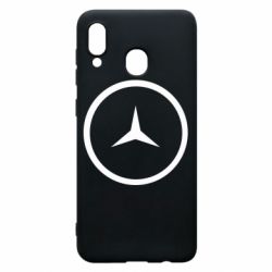 Чехол для Samsung A30 Mercedes new logo - PrintSalon