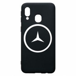 Чехол для Samsung A40 Mercedes new logo - PrintSalon