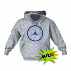 Детское худи Mercedes new logo - PrintSalon