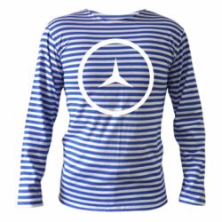 Тельняшка с длинным рукавом Mercedes new logo - PrintSalon