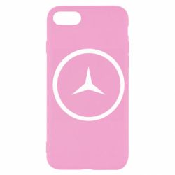 Чехол для iPhone SE 2022 Mercedes new logo - PrintSalon