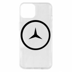 Чехол для iPhone 14 Mercedes new logo - PrintSalon
