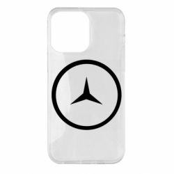 Чехол для iPhone 14 Pro Max Mercedes new logo - PrintSalon