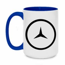 Чашка двухцветная 420ml Mercedes new logo - PrintSalon