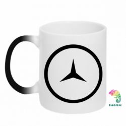 Чашка-хамелеон Mercedes new logo - PrintSalon