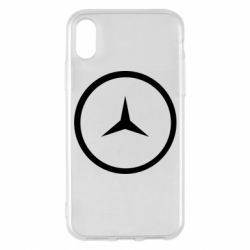 Чехол для iPhone X/Xs Mercedes new logo - PrintSalon
