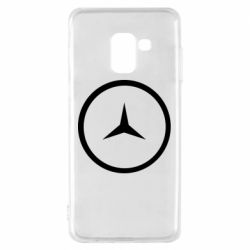Чехол для Samsung A8 2018 Mercedes new logo - PrintSalon