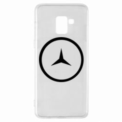 Чехол для Samsung A8+ 2018 Mercedes new logo - PrintSalon