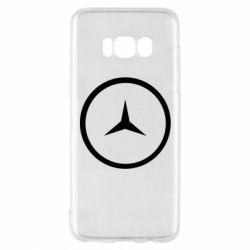 Чехол для Samsung S8 Mercedes new logo - PrintSalon