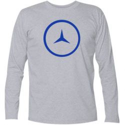 Футболка с длинным рукавом Mercedes new logo - PrintSalon