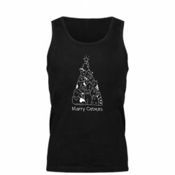 Майка чоловіча Merry catmas