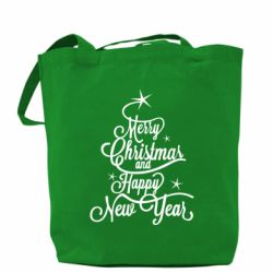Шоппер Merry Christmas and Happy New Year