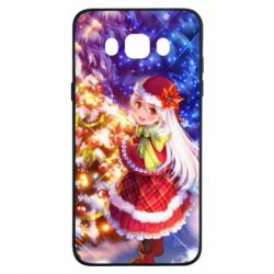 Чохол для Samsung J7 2016 Merry Christmas anime girl - PrintSalon