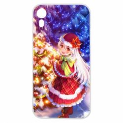 Чохол для iPhone XR Merry Christmas anime girl - PrintSalon