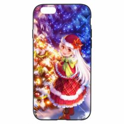Чохол для iPhone 6/6S Merry Christmas anime girl - PrintSalon