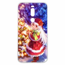 Чохол для Meizu X8 Merry Christmas anime girl - PrintSalon