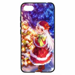 Чохол для Xiaomi Redmi 6A Merry Christmas anime girl - PrintSalon