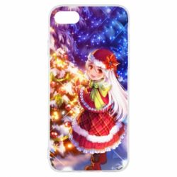 Чохол для iPhone 7 Merry Christmas anime girl - PrintSalon