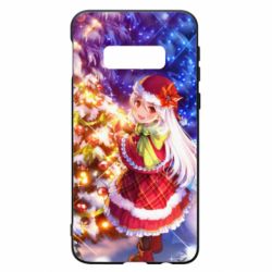 Чохол для Samsung S10e Merry Christmas anime girl - PrintSalon