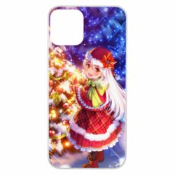 Чохол для iPhone 11 Merry Christmas anime girl - PrintSalon