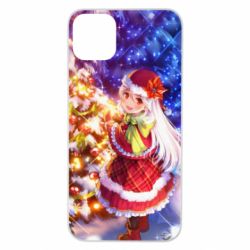 Чохол для iPhone 11 Pro Max Merry Christmas anime girl - PrintSalon