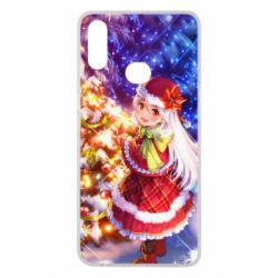 Чохол для Samsung A10s Merry Christmas anime girl - PrintSalon