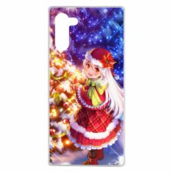 Чохол для Samsung Note 10 Merry Christmas anime girl - PrintSalon