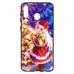 Чохол для Samsung M30 Merry Christmas anime girl - PrintSalon