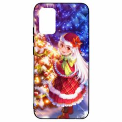 Чохол для Samsung A02s/M02s Merry Christmas anime girl - PrintSalon