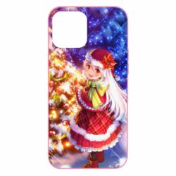 Чохол для iPhone 12 Pro Max Merry Christmas anime girl - PrintSalon