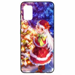 Чохол для Samsung A41 Merry Christmas anime girl - PrintSalon